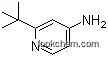 Molecular Structure of 39919-69-2 (4-Pyridinamine,2-(1,1-dimethylethyl)-(9CI))